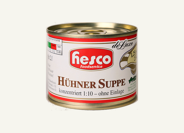 1/4 Hühnersuppe 1:10 konz. ohne Fleisch