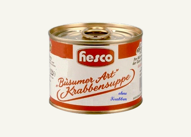 1/4 Krabbensuppe ohne Krabben