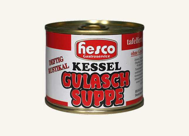Kessel-Gulasch-Suppe -  rustikale Einlage
