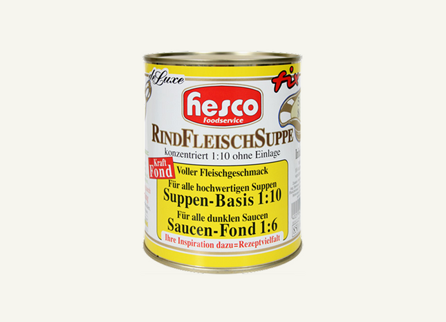 RindFleischSuppe - 1/1 Dose (konzentriert, max. 8,0 Liter) - ohne Fleisch