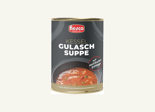 Kessel-Gulasch-Suppe