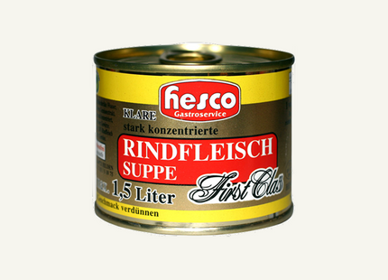 Klare Rindfleischsuppe First Class
