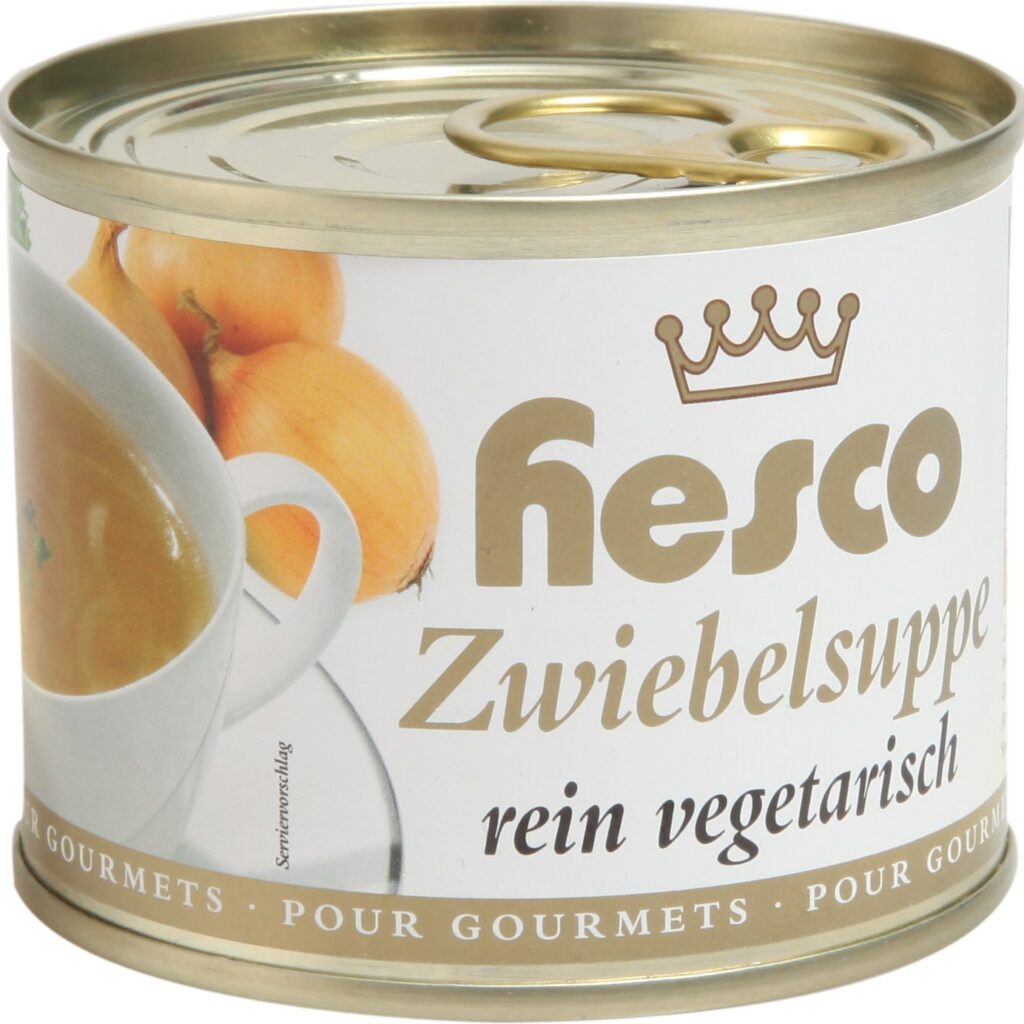 Klare Zwiebelsuppe – First Class