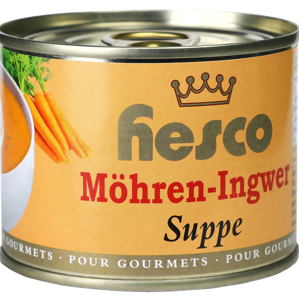 Möhren –  Ingwer Suppe