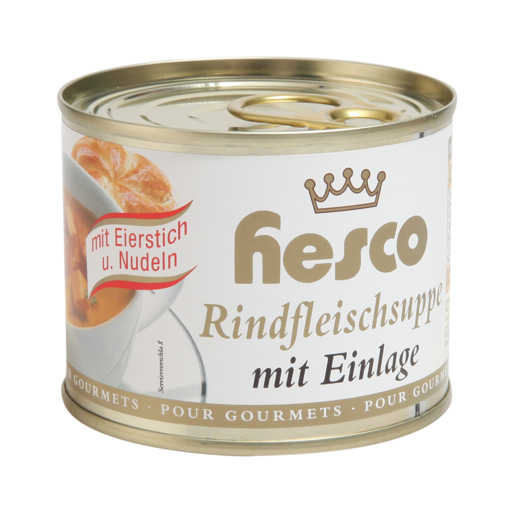 Rindfleischsuppe mit Einlage